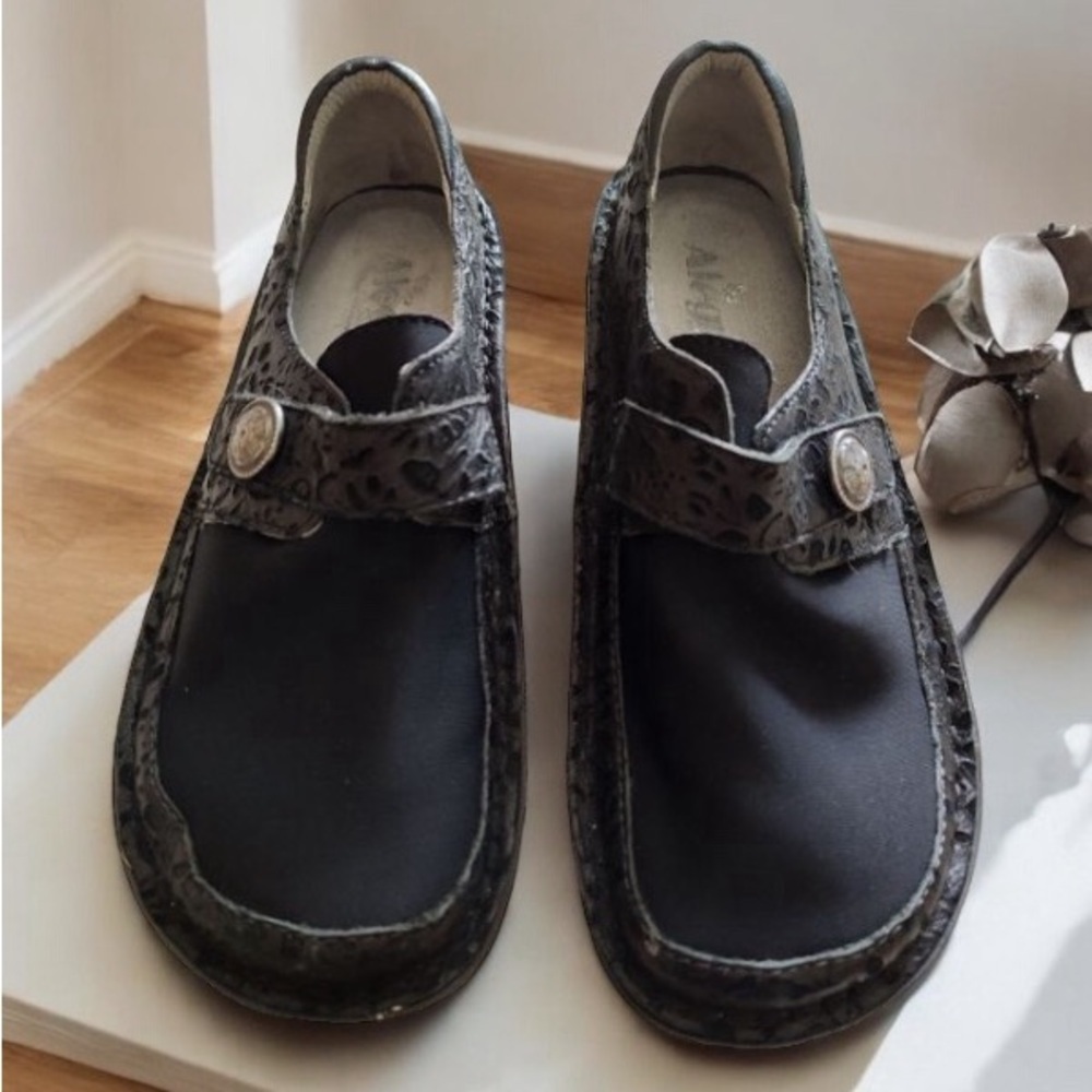 New without tags Alegria Aristoclass Black Slip on Clogs sz‎ 7/7.5